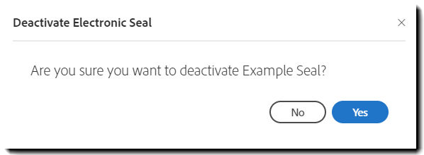 Deactivate the Electronic Seal challenge