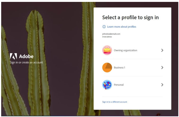 Select a profile
