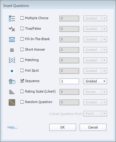 Sequence question option