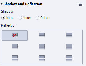 Shadow and reflection properties