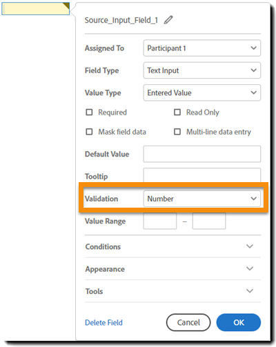 Calculate Field - Source Number