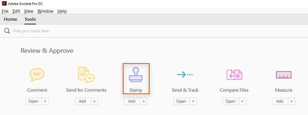 Create a custom dynamic stamp using Acrobat