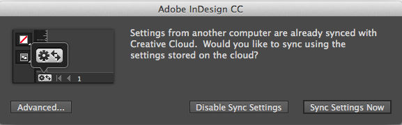 Sync settings on your second machine