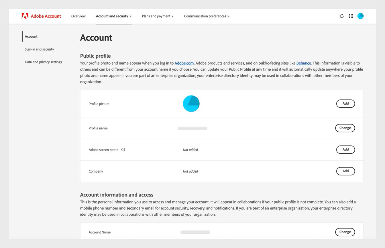 The Add or Change buttons, available on the right side of the screen in the Account pager, allows you to add or update your account information. 