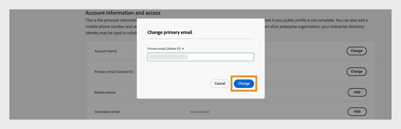 The Confirm your email dialog box with a field to enter the verification code and the highlighted Verify button.