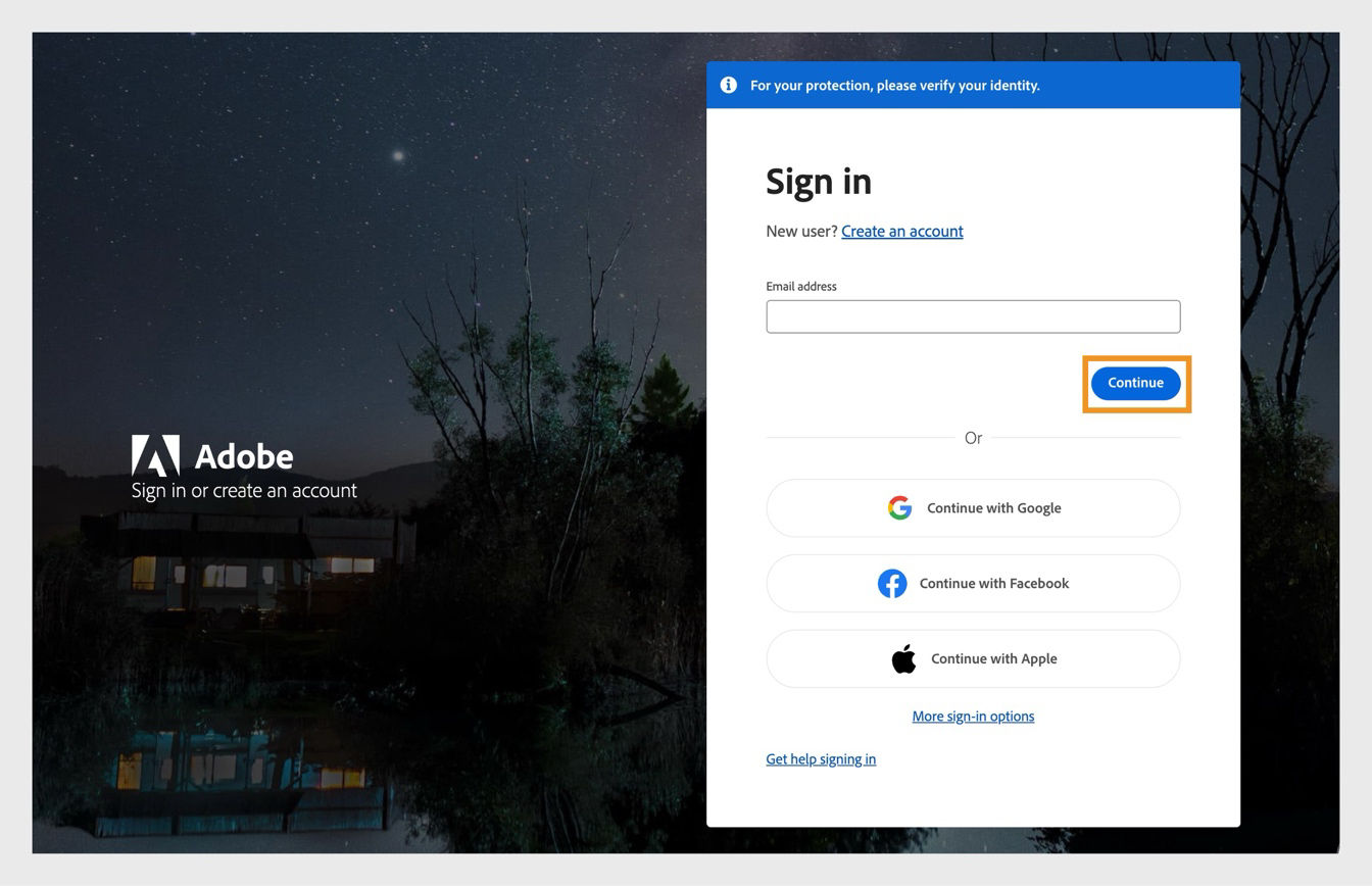The field to enter an email address, available on the right side of the sign-in page, allows you to type in your email address and sign in to your account. 