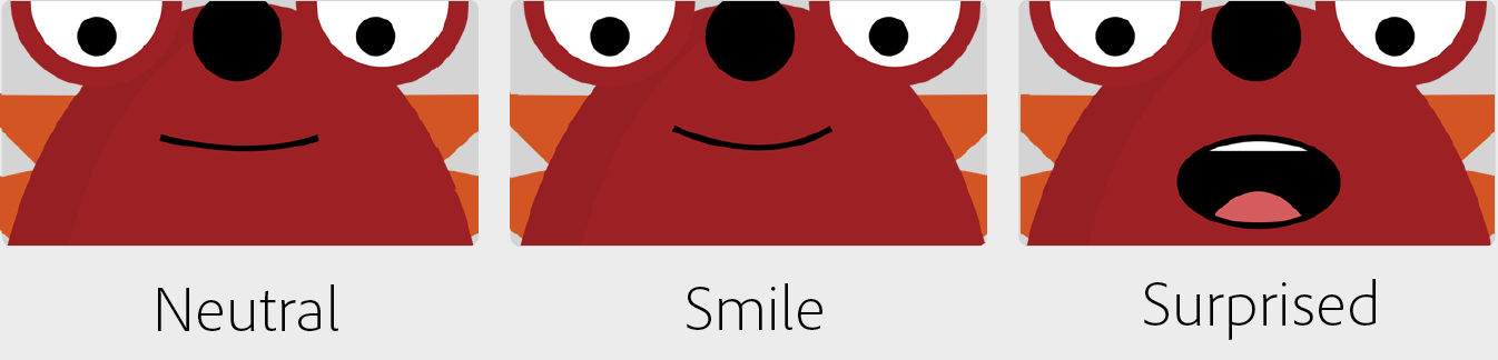 Mouthshapes determined by the shape of your mouth in the webcam