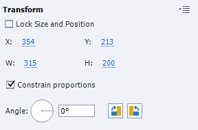 Transform properties