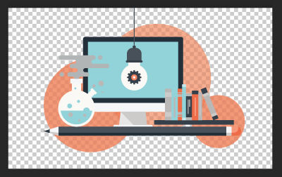 Work with transparent .ai and .eps files on Bridge