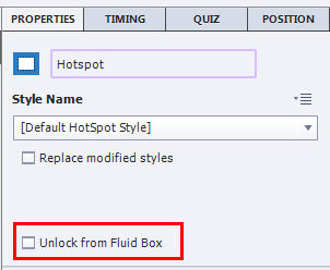 Unlock from Fluid Box