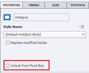 Unlock from Fluid Box