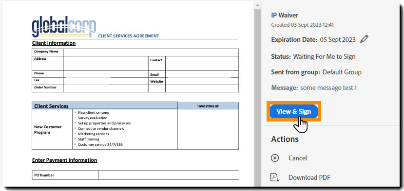 select agreement