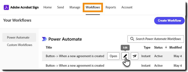 Navigate to the flow designer