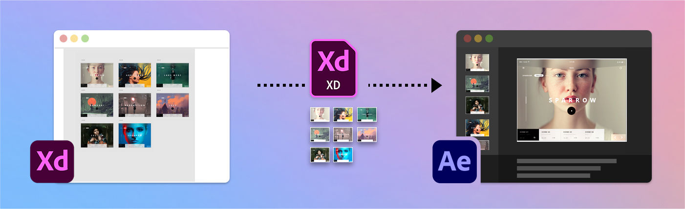 Exporting assets to After Effects
