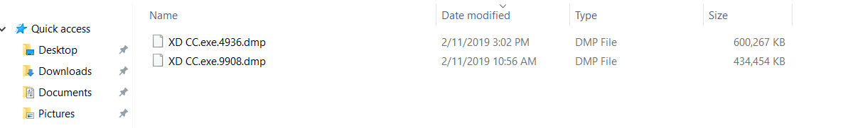 Locate crash report .dmp file 