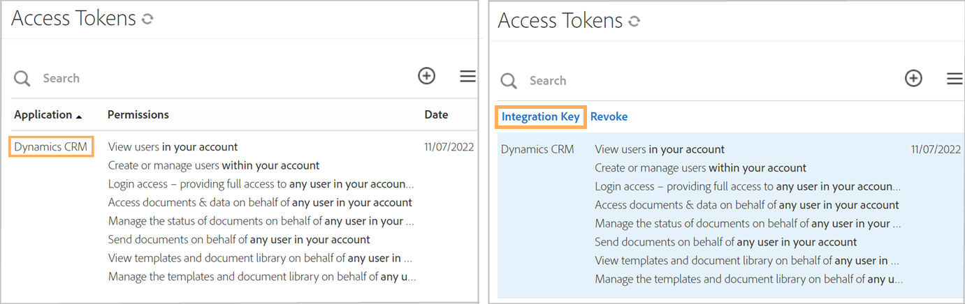 access-integration-key