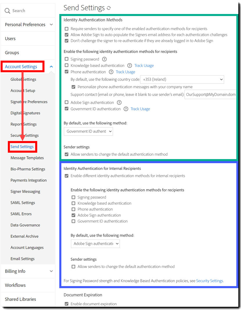 Identity authentication methods