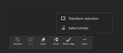 eigenschappen actieve selectie