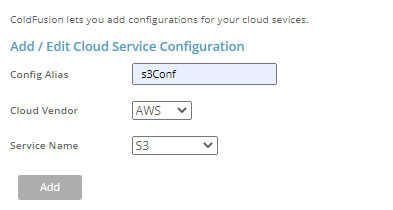 Add cloud configuration options