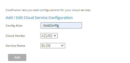 Add cloud configuration options