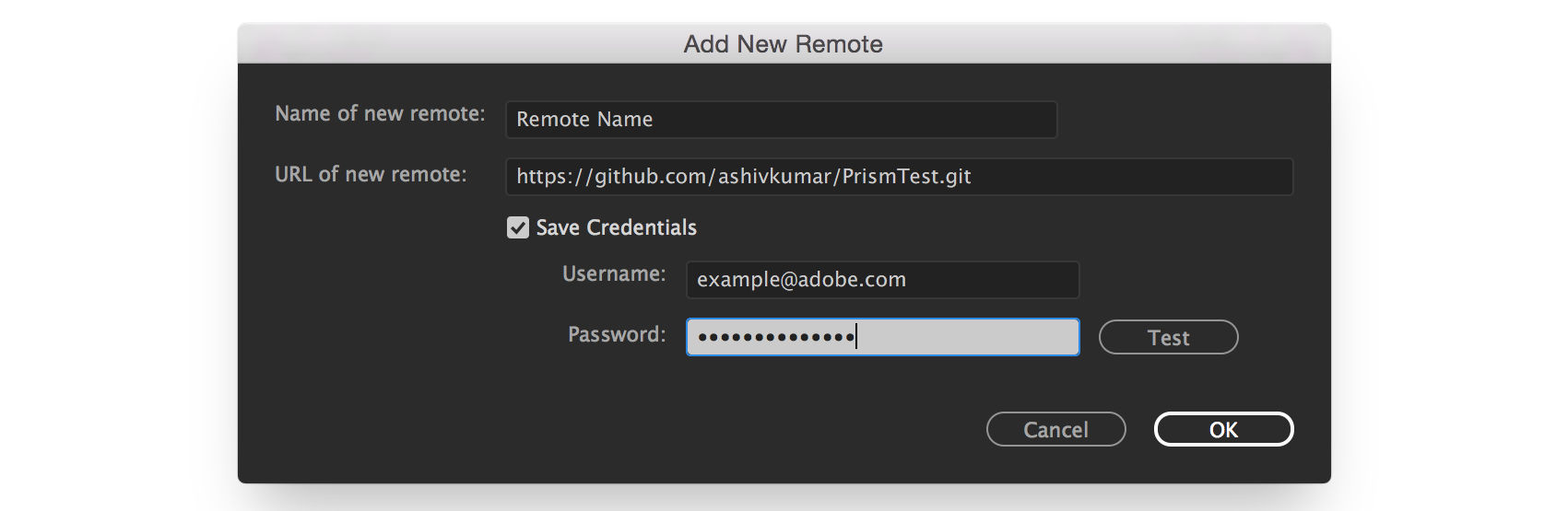 Añadir un repositorio remoto en Dreamweaver