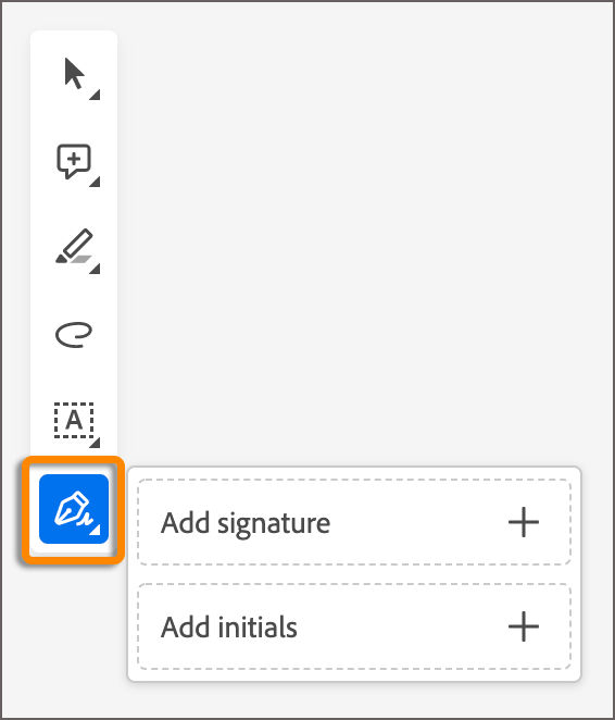 Add sign or initial to your form