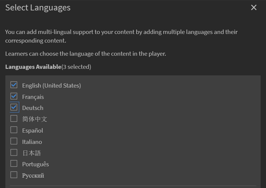 Add new language