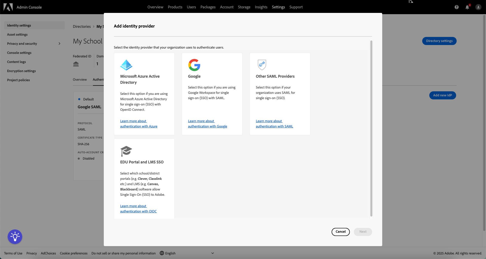 Select Edu Portal and LMS SSO 