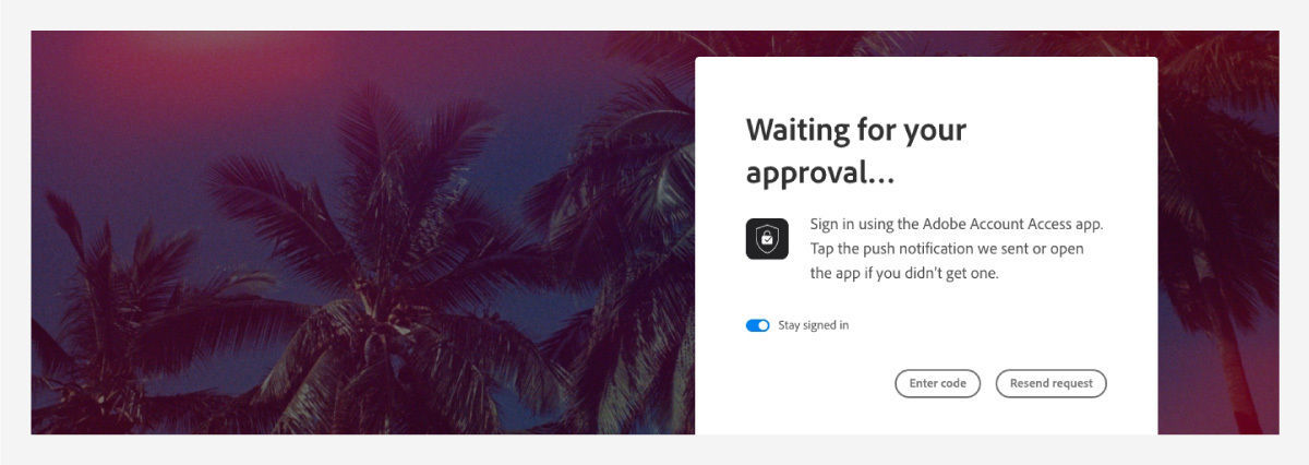 Waiting for approval