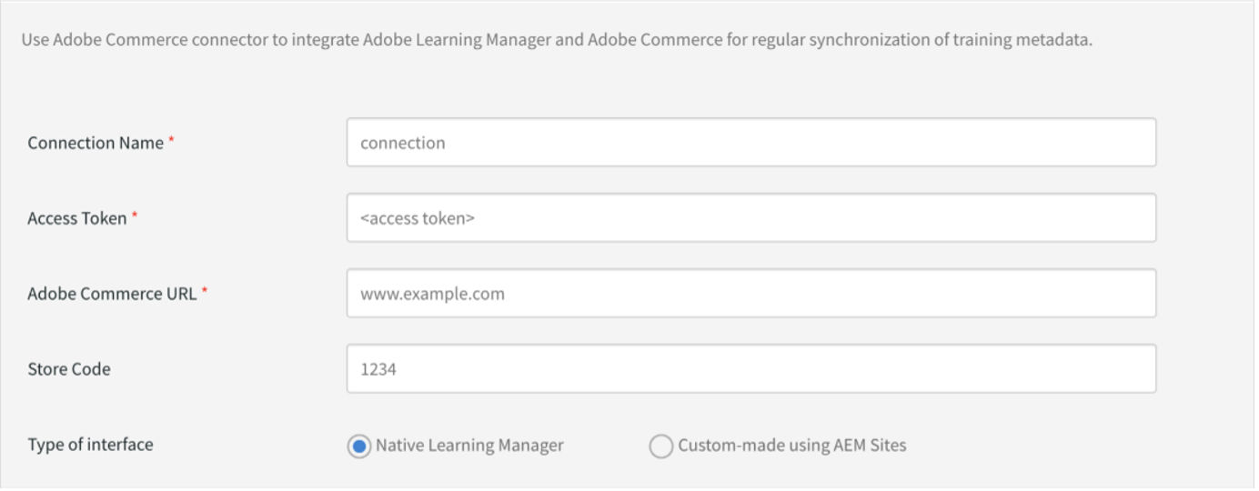 Configure Adobe Commerce Connector