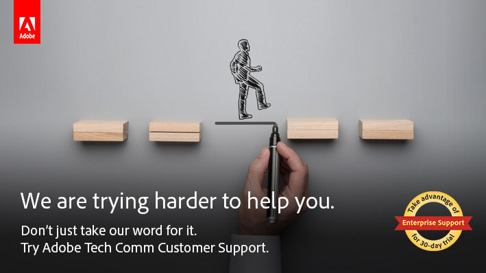 Adobe Tech Comm Customer Support