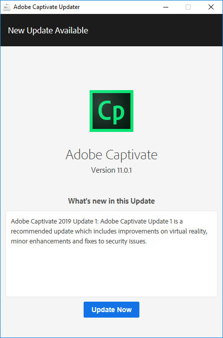 Adobe Captivate Updater