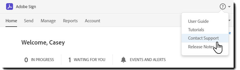 Contact Support