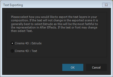 Exporting to MAXON Cinema 4D Exporter