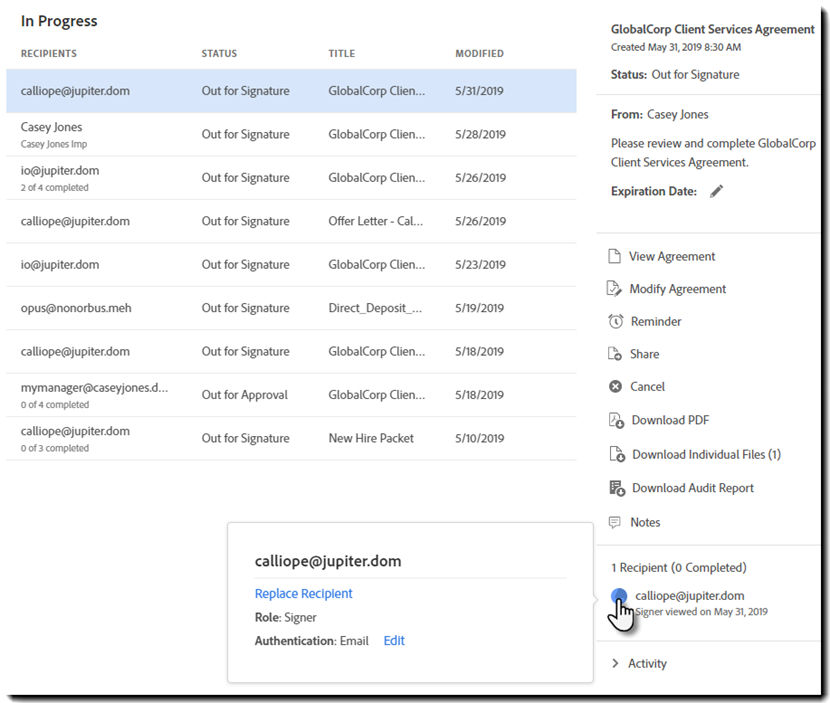 Agreement Tools