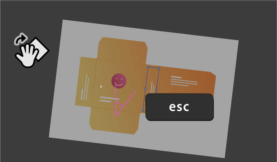 Reset the canvas view