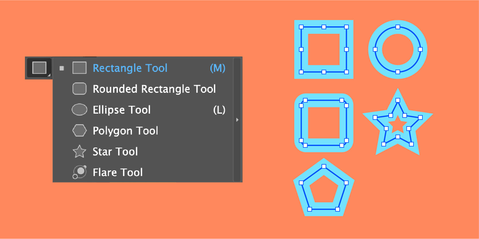 Узнайте, как создавать и изменять контуры и фигуры в Adobe Illustrator.