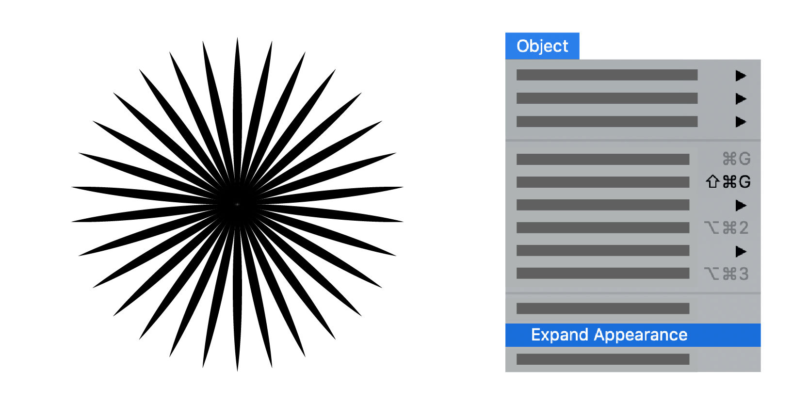 Convert strokes to path