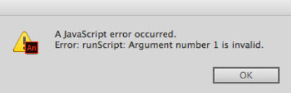 javascript error message pop-up dialog