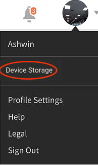 Device Storage