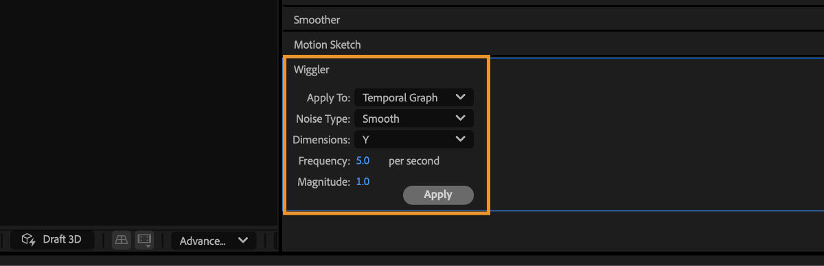 The Motion Blur panel is open with options to customize the blur effect.