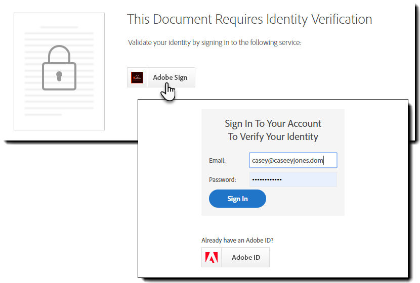 Self-sign authentication