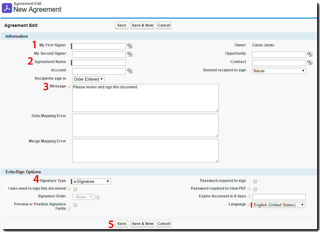 Basic Config page