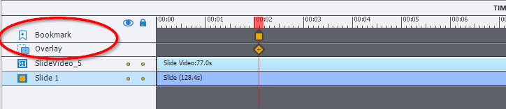 Bookmark on the Timeline