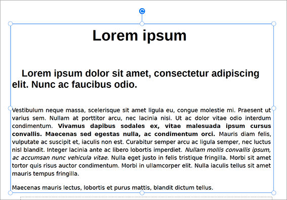 New editing experience