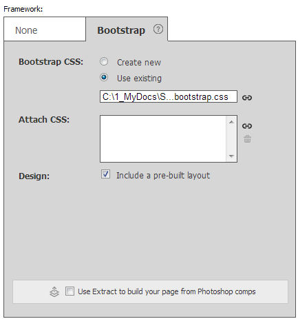 Creating Bootstrap documents