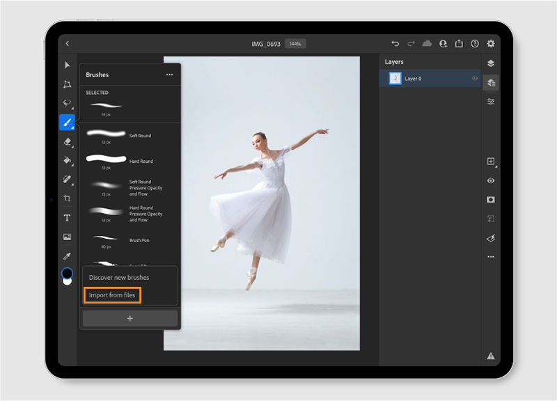 Import Capture brushes