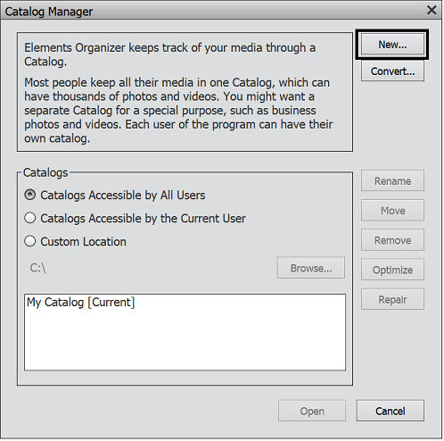 Catalog Manager