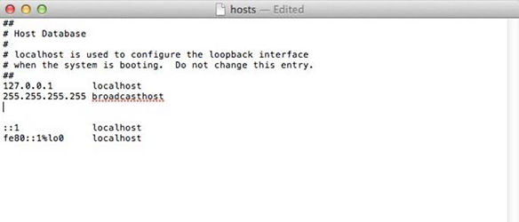 Hosts Database MacOS