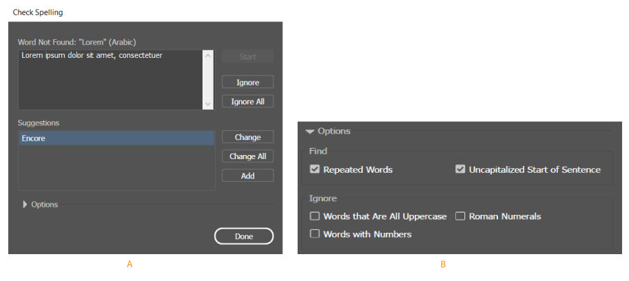 Spelling controleren